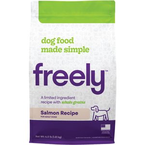 Freely Salmon Recipe Limited Ingredient Whole Grain Dry Dog Food, 4-lb bag