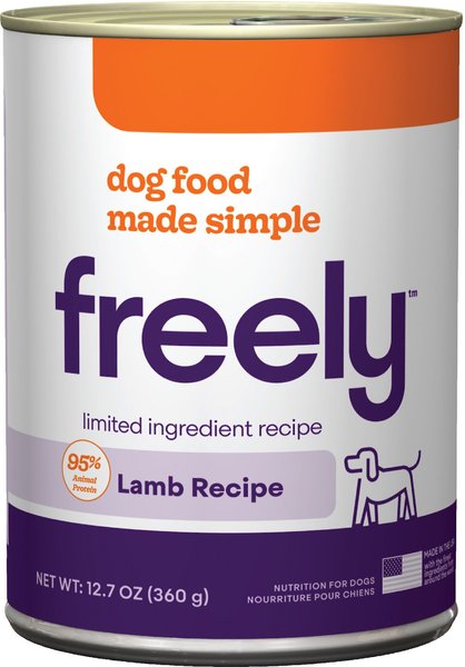 Freely Lamb Recipe Limited Ingredient Grain-Free Wet Dog Food, 12.7-oz can, 6 count slide 1 of 7