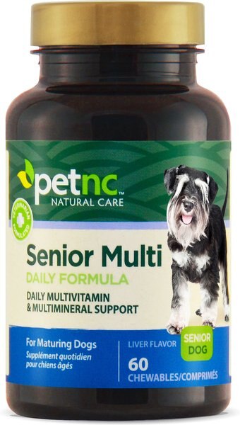 PetNC Natural Care Senior Multi Daily Formula Dog Supplement, 60 count slide 1 of 7