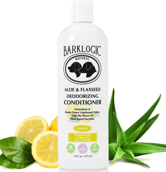 BarkLogic Aloe & Flaxseed Deodorizing Lemon Dog Conditioner, 16-oz bottle slide 1 of 7
