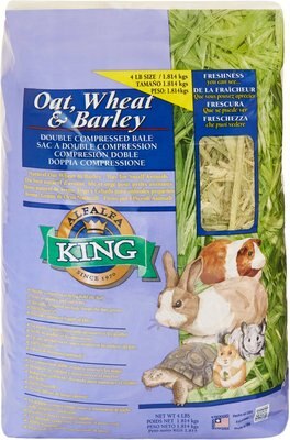 Alfalfa King Double Compressed Oat, Wheat & Barley Hay Small Animal Food, slide 1 of 1