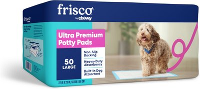Frisco Non-Skid Ultra Premium Dog Training & Potty Pads, 22 x 23-in, slide 1 of 1