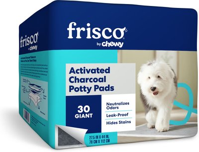 Frisco Giant Charcoal Dog Training & Potty Pads, 27.5 x 44-in, Unscented, slide 1 of 1