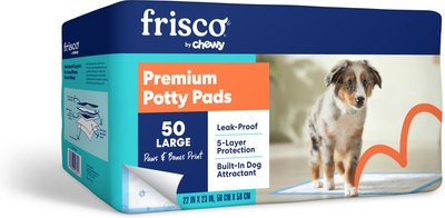 Frisco Printed Dog Training & Potty Pads, 22 x 23-in, Unscented, slide 1 of 1