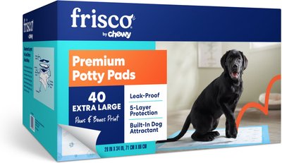 Frisco Extra Large Printed Dog Training & Potty Pads, 28 x 34-in, Unscented, slide 1 of 1