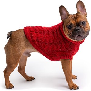 GF Pet Chalet Dog Sweater, Red, X-Small