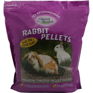 Sweet Meadow Farm Rabbit Pellets Premium Timothy Blend Rabbit Food, 10-lb bag