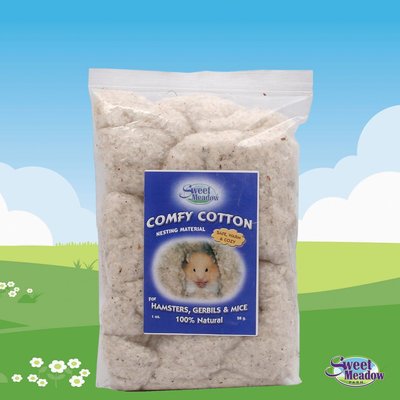 Sweet Meadow Farm Comfy Cotton Small Pet Nesting Material, 1-oz bag, slide 1 of 1