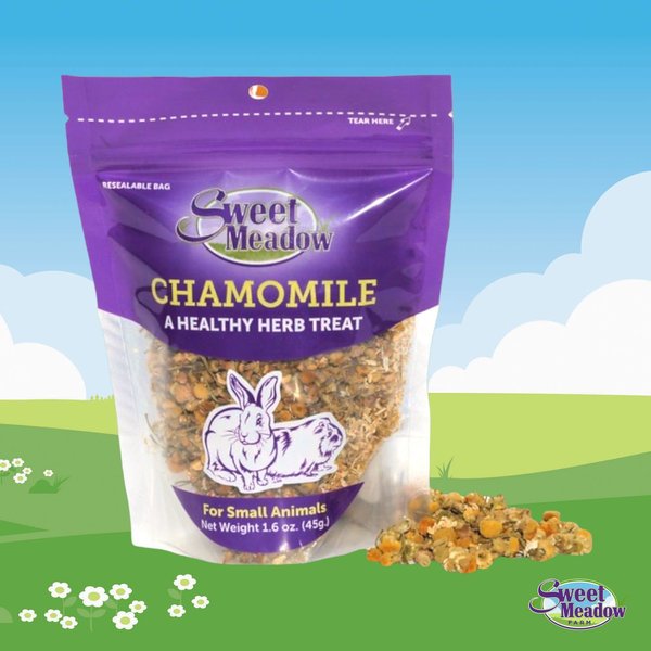 Sweet Meadow Farm Chamomile Herb Small Pet Treats, 1.6-oz bag slide 1 of 1