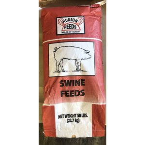 Hudson Feeds Swine Feeds Supreme Grower Complete Pig Food, 50-lb bag