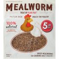 Flock Fest Dried Mealworms Adult Poultry Treats, 5-lb bag, 1 count