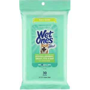 Wet Ones Face Dog Wipes, 30 count