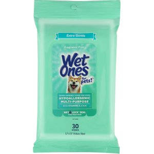 Wet Ones Hypoallergenic Multi-Purpose Dog Wipes, 30 count