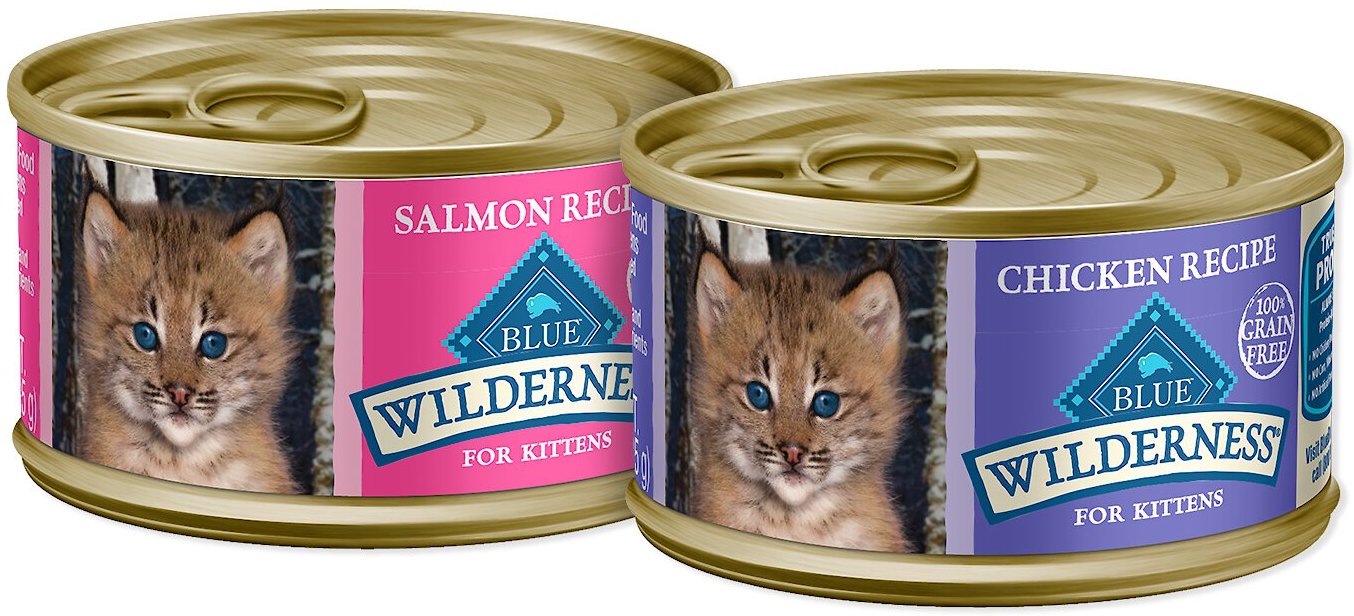BLUE BUFFALO Wilderness Variety Pack Chicken & Salmon GrainFree Pate