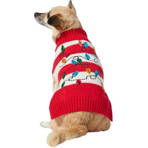 Frisco String Christmas Lights Dog & Cat Christmas Sweater