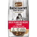 Merrick Backcountry Raw Infused Dry Dog Food Great Plains Red Recipe With Healthy Grains, 4-lb bag