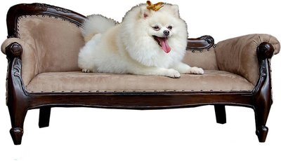 D-Art Collection Mahogany Victorian Dog Sofa, Brown, Medium, slide 1 of 1