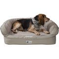 3 Dog Pet Supply EZ Wash Personalized Orthopedic Bolster Dog Bed w/Removable Cover, Sage, Small