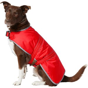 KONG Rip-Stop Insulated Dog Blanket Coat, Red, Medium
