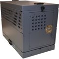 Owens Products Collapsible Dog Crate, Gray, 41 inch