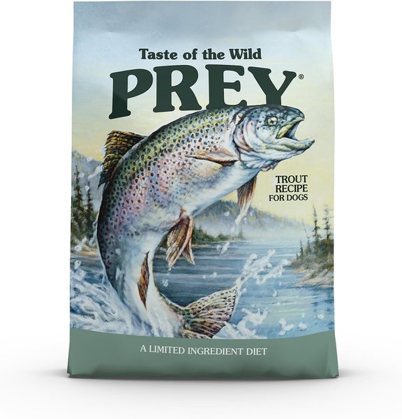 Taste of the Wild PREY Trout Formula Limited Ingredient Recipe Dry Dog Food, 25-lb bag slide 1 of 9