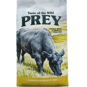 Taste of the Wild PREY Angus Beef Formula Limited Ingredient Recipe Dry Cat Food, 6-lb bag