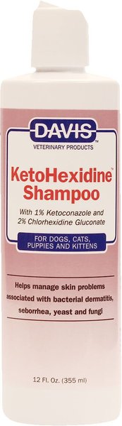 Davis KetoHexidine Dog & Cat Shampoo, 12-oz bottle slide 1 of 3