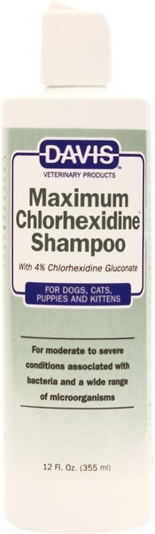Davis Maximum Chlorhexidine Dog & Cat Shampoo, 12-oz bottle slide 1 of 3