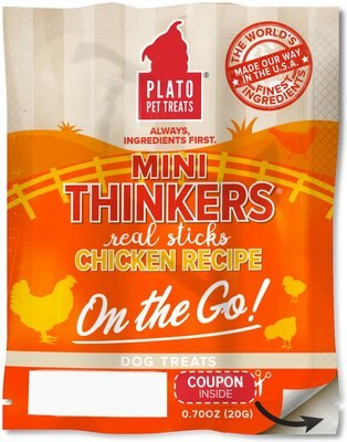 Plato Mini Thinkers Chicken Recipe Dog Treats, slide 1 of 1