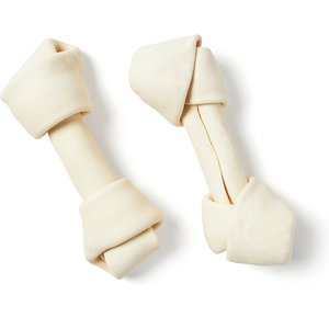 Bones & Chews 7-8" Rawhide Bone Dog Treats, 2ct