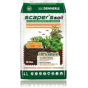 Dennerle Scraper's Soil Active Aquarium Substrate, 4-L bag