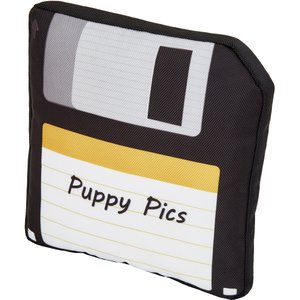 Frisco Retro Floppy Disc Ballistic Nylon Plush Squeaky Dog Toy