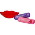 Frisco Retro Lip Gloss Plush Squeaky Dog Toy, 3-count
