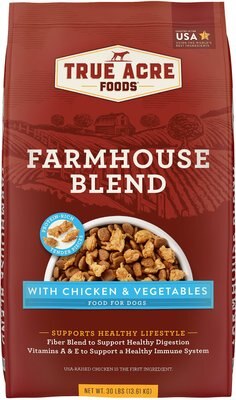 True Acre Foods Farmhouse Blend with Chicken & Vegetables Dry Dog Food, slide 1 of 1