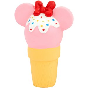 Disney Minnie Mouse Ice Cream Cone Latex Squeaky Dog Toy 