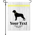 904 Custom Dog Breed Personalized Garden Flag, Rottweiler