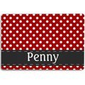 904 Custom Polka Dot Personalized Dog & Cat Placemat