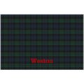 904 Custom Black Watch Personalized Dog & Cat Placemat
