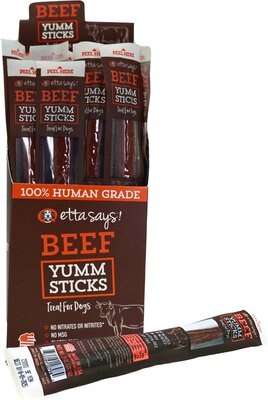 Etta Says! Beef Yumm Sticks Dog Treats, 24 count, slide 1 of 1