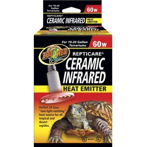 Zoo Med Repticare Ceramic Infared Reptile Terrarium Heat Emitter, 60-watt