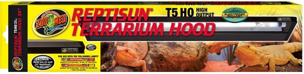 Zoo Med ReptiSun T5 HO High Output Reptile Terrarium Hood slide 1 of 4