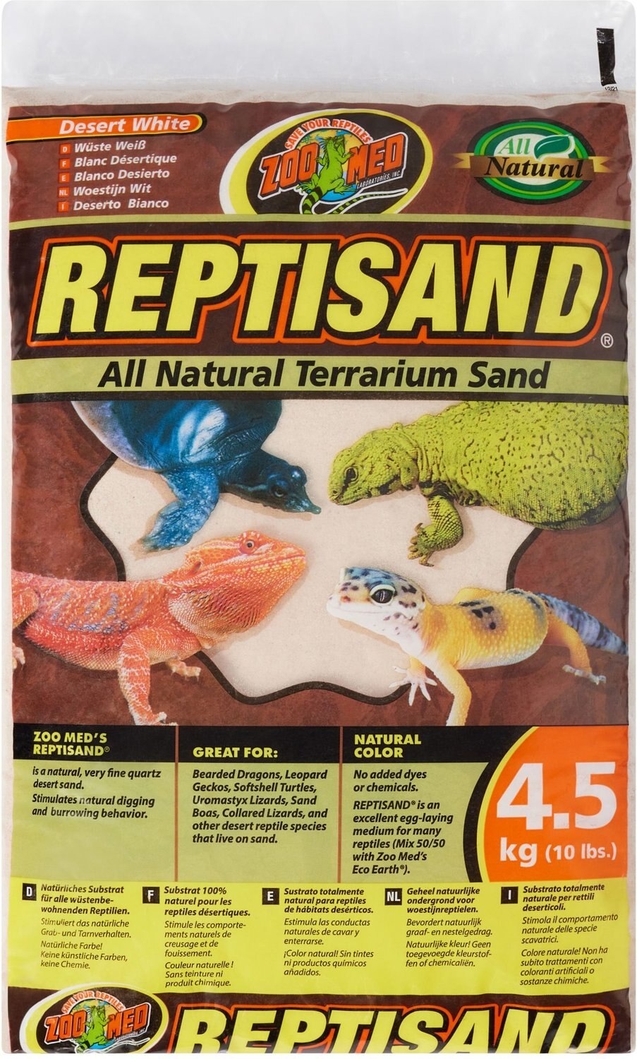 Zoo Med Reptisand Reptile Terrarium Sand, Desert White