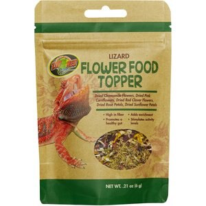Zoo Med Lizard Flower Food Topper, 6-g bag