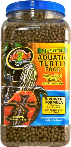 Zoo Med Natural Aquatic Growth Formula Turtle Food, 54-oz bag slide 1 of 1