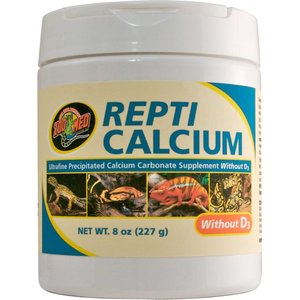 Zoo Med Repti Calcium without D3 Reptile Supplement, 8-oz jar