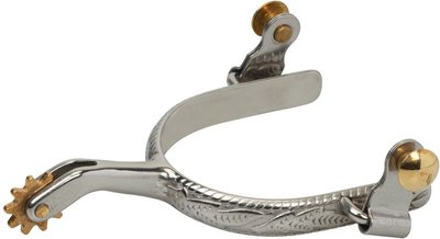Weaver Leather Engraved Band Ladies' Roping Spurs, slide 1 of 1