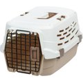 IRIS Small Easy Access Dog Travel Carrier, Off-White/Brown