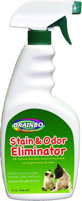 Drainbo Pet Stain & Odor Eliminator Spray, 32-oz bottle, slide 1 of 1
