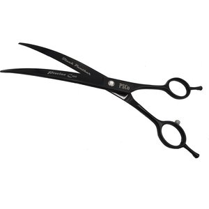 Precise Cut Black Panther Curved Dog Shears, 8-in