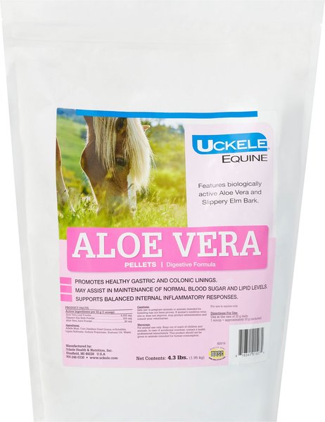 Uckele Aloe Vera Digestive Formula Pellets Horse Supplement, 4.3-lb bag slide 1 of 1